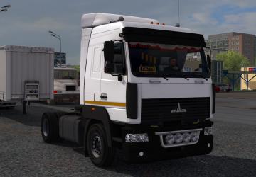 MAZ 5440/5340 A8 version 1.0 for Euro Truck Simulator 2 (v1.35.x, 1.36.x)