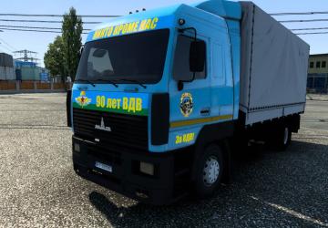 MAZ-5340/5440/6430 A8 version 1.4 for Euro Truck Simulator 2 (v1.43.x)