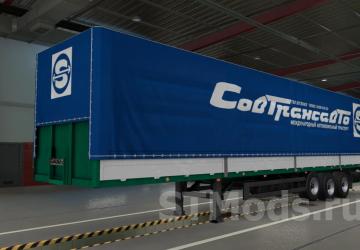 MAZ 9758-30xx Trailer version 1.4 for Euro Truck Simulator 2 (v1.48.x, 1.49.x)