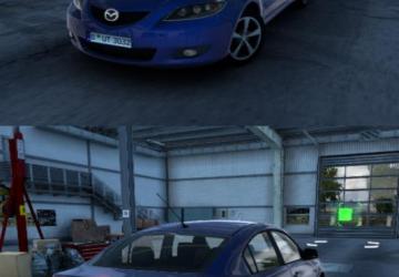 Mazda 3 Sedan 2005 version 1.0 for Euro Truck Simulator 2 (v1.48.x)