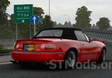 Mazda MX-5 Miata version 1.4 for Euro Truck Simulator 2 (v1.49.x)