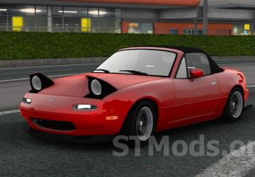 Mazda MX-5 Miata version 1.4 for Euro Truck Simulator 2 (v1.49.x)