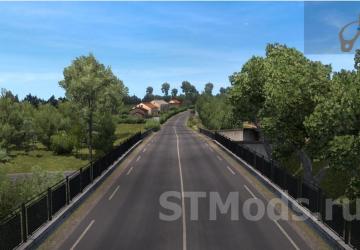 Map Mediterranean Map version 2.2.1 for Euro Truck Simulator 2 (v1.54.x)