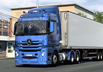 Mercedes Actros version 1.5 for Euro Truck Simulator 2 (v1.41.x)