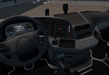 Mercedes Actros MP2 Black Edition version 1.2.5 for Euro Truck Simulator 2 (v1.40.x, - 1.42.x)