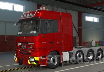 Mercedes-Benz Actros MP2 by Dotec version 1.6.5.1 for Euro Truck Simulator 2 (v1.49.x)