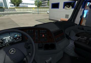 Mercedes Actros MP2 version 4.0 for Euro Truck Simulator 2 (v1.38.x, 1.39.x)