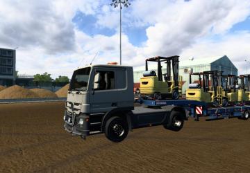 Mercedes Actros MP3 4x4 version 1.0 for Euro Truck Simulator 2 (v1.44)