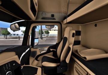 Mercedes Actros MP4 Beige - Dark Grey Interior v1.0 for Euro Truck Simulator 2 (v1.37.x, - 1.39.x)