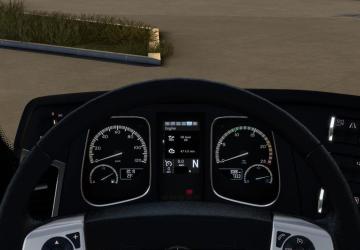 Mercedes Actros MP4 Improved Dashboard version 1.0 for Euro Truck Simulator 2 (v1.44.x)