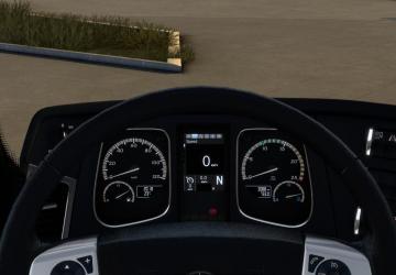 Mercedes Actros MP4 Improved Dashboard version 1.1 for Euro Truck Simulator 2 (v1.45.x)