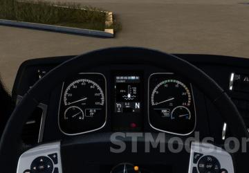Mercedes Actros MP4 Improved Dashboard version 1.4 for Euro Truck Simulator 2 (v1.51.x, - 1.54.x)