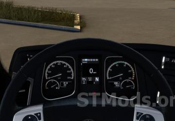 Mercedes Actros MP4 Improved Dashboard version 1.4 for Euro Truck Simulator 2 (v1.51.x, - 1.54.x)