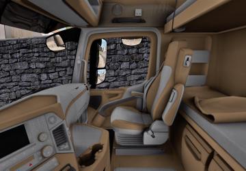 Mercedes Actros MP4 Lux Interior version 1.0 for Euro Truck Simulator 2 (v1.39.x)