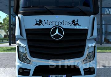 Mercedes Actros MP4 Reworked version 3.3 for Euro Truck Simulator 2 (v1.47)