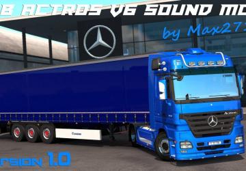 Mercedes Actros OM501 Sound mod version 1.2 for Euro Truck Simulator 2 (v1.54.x)