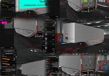 Mercedes AeroDynamic Trailer version 1.4.7 for Euro Truck Simulator 2 (v1.49.x)
