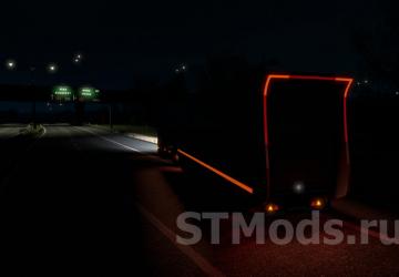 Mercedes AeroDynamic Trailer version 1.4.7 for Euro Truck Simulator 2 (v1.49.x)