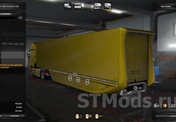 Mercedes AeroDynamic Trailer version 1.8 for Euro Truck Simulator 2 (v1.47.x)