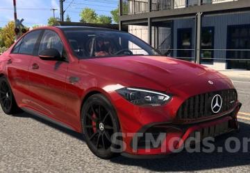 Mercedes-AMG C63 S E Performance 2024 version 1.5 for Euro Truck Simulator 2 (v1.54.x)