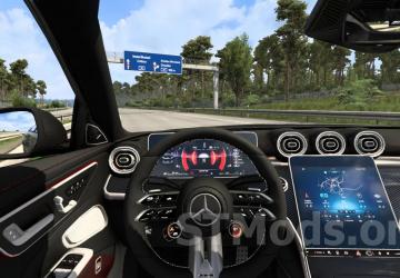 Mercedes-AMG C63 S E Performance 2024 version 1.5 for Euro Truck Simulator 2 (v1.54.x)