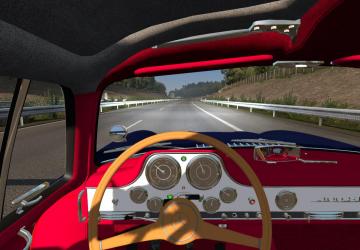 Mercedes Benz 300SL version 1.0 for Euro Truck Simulator 2 (v1.35.x, 1.36.x)