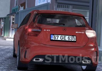 Mercedes Benz A45 version 2.4 for Euro Truck Simulator 2 (v1.48.x)