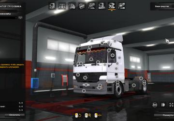 Mercedes Benz Actros MP1 Low version 1.1 for Euro Truck Simulator 2 (v1.35.x, 1.36.x)