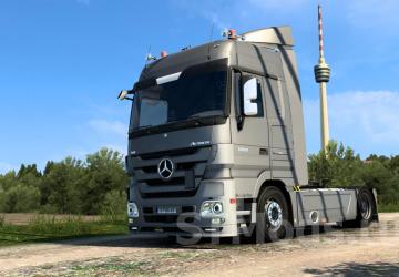 Mercedes-Benz Actros MP3 version 1.3.2.1 for Euro Truck Simulator 2 (v1.47.x)