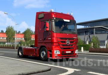 Mercedes-Benz Actros MP3 version 1.3.2.2 for Euro Truck Simulator 2 (v1.48.x)