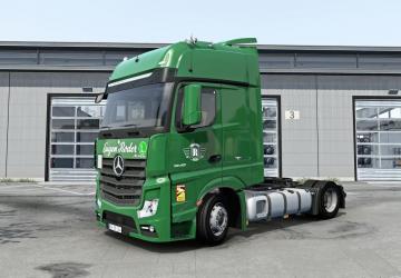 Mercedes-Benz Actros MP4 by Dotec version 1.0 for Euro Truck Simulator 2 (v1.47.x)