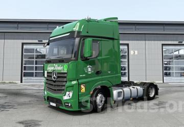Mercedes-Benz Actros MP4 by Dotec version 1.0.6.9 for Euro Truck Simulator 2 (v1.55.x)