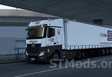 Mercedes-Benz Actros MP4 by Dotec version 1.0.6 for Euro Truck Simulator 2 (v1.49.x)