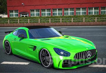 Mercedes Benz AMG GT R 2017 version 1.3 for Euro Truck Simulator 2 (v1.47.x)