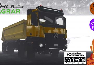 Mercedes-Benz Arocs Agrar version 1.1.1 for Euro Truck Simulator 2 (v1.45.x)