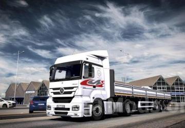 Mercedes Benz Axor version 1.5 for Euro Truck Simulator 2 (v1.54.x)