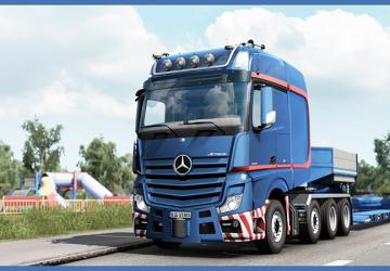 Mercedes-Benz Big Stars Actros/Arocs SLT version 1.6.8 for Euro Truck Simulator 2 (v1.43.x)