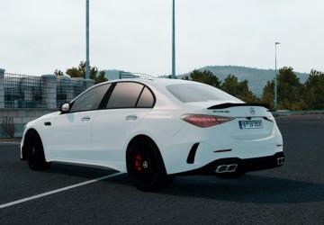 Mercedes-Benz C-Class AMG C 43 2024 version 1.0 for Euro Truck Simulator 2 (v1.54.x, 1.55.x)