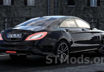 Mercedes-Benz CLS 350d 4Matic 2017 version 2.7 for Euro Truck Simulator 2 (v1.48.x)