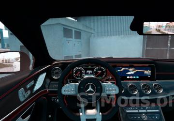 Mercedes-Benz CLS 53 AMG 4MATIC 2021 version 1.4 for Euro Truck Simulator 2 (v1.54.x)