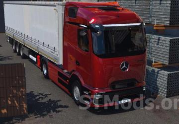 Mercedes Benz eActros MP6 version 1.2 Fix for Euro Truck Simulator 2 (v1.54.x)