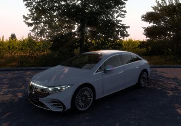 Mercedes-Benz EQS 580 4Matic 2022 version 1.1 for Euro Truck Simulator 2 (v1.49.x)