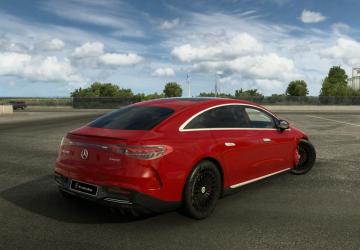 Mercedes-Benz EQS 580 4Matic 2022 version 1.1 for Euro Truck Simulator 2 (v1.49.x)
