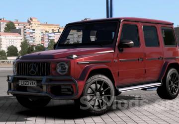 Mercedes-Benz G63 AMG 2022 version 1.1 for Euro Truck Simulator 2 (v1.48.x)