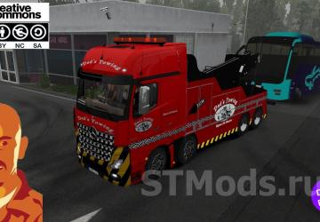 Mercedes-Benz MPIV Crane Truck version 1.7 for Euro Truck Simulator 2 (v1.49.x)