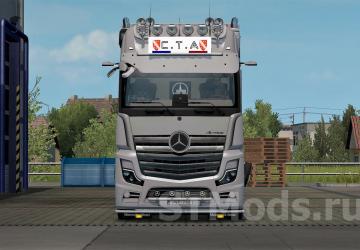 Mercedes Benz New Actros 2019 version 2.0.0 Fix for Euro Truck Simulator 2 (v1.49.x)