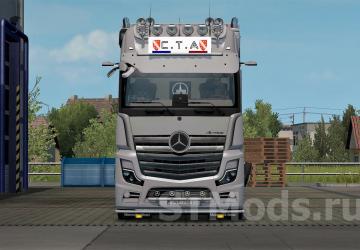 Mercedes Benz New Actros 2019 version 2.0 for Euro Truck Simulator 2 (v1.47.x)
