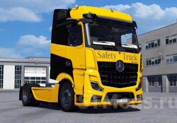 Mercedes Benz New Actros 2019 version 2.0 Fix for Euro Truck Simulator 2 (v1.47.x)