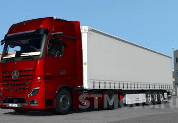 Mercedes Benz New Actros 2019 version 2.2 for Euro Truck Simulator 2 (v1.54.x)