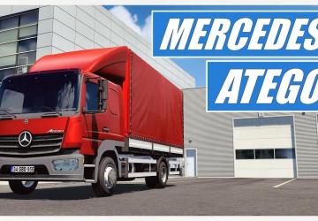 Mercedes-Benz New Atego version 1.0 for Euro Truck Simulator 2 (v1.45.x)